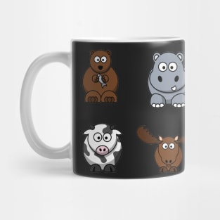 Cute Animal Sticker Pack Mug